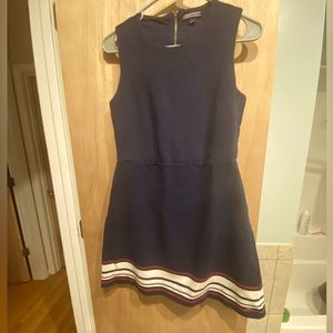 Blue Form Fitting Dress